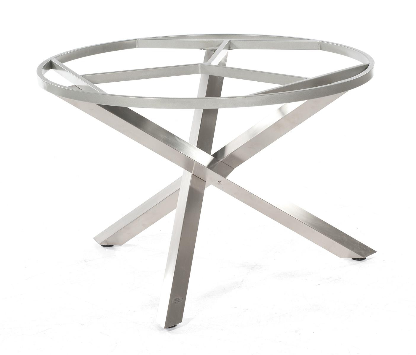 Edelstahl-tischgestell Base-spectra 110 Cm Rund Für Tischplatten Ø 134 Cm