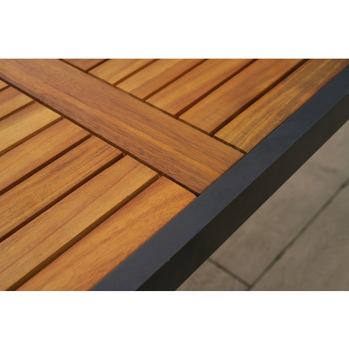 Tilos Set 7tlg. 6 Tilos Sessel, 1 Tisch Alu Akaz.