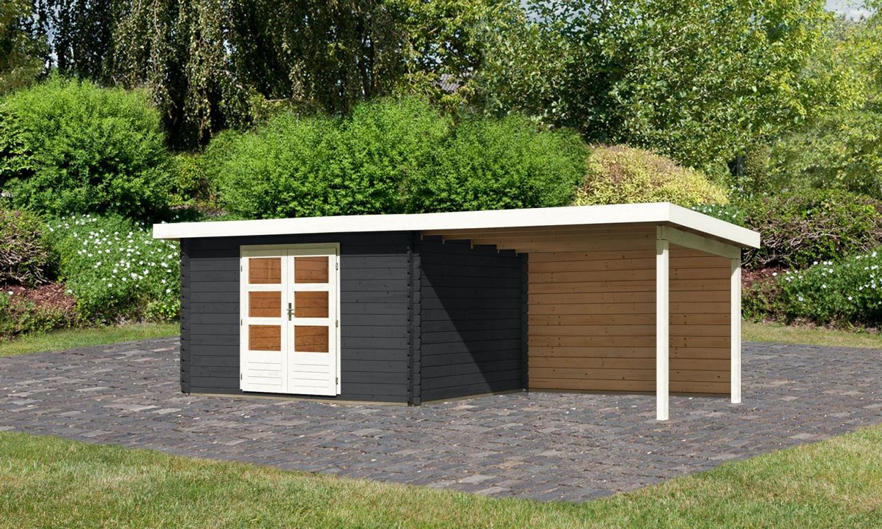 Bh Bastrup 7 Anthr.340x280x222 Im Set Mit Ad 3m,28mm Rückwand