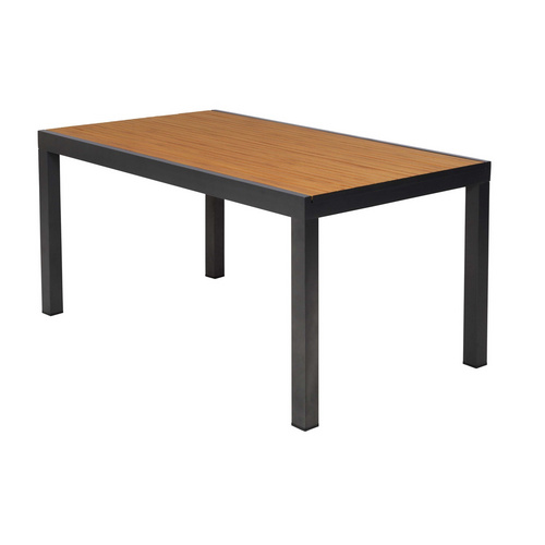 Verona Set 7tlg Alu/text/kunst Tisch 150 X 90 Cm