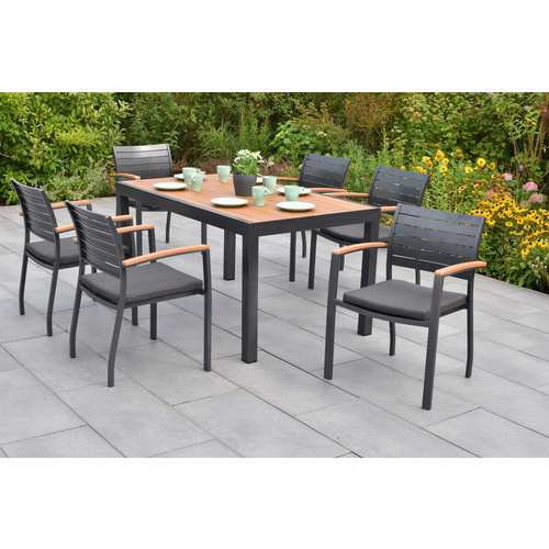 Astros Set 13tlg Alu/kunstst. Tisch 150 X 90 Cm Bild 2