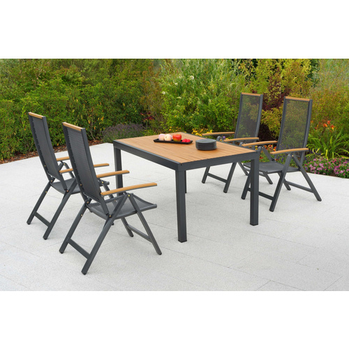 Itanos Set 9tlg Alu/kunststoff Tisch 150 X 90cm Bild 5