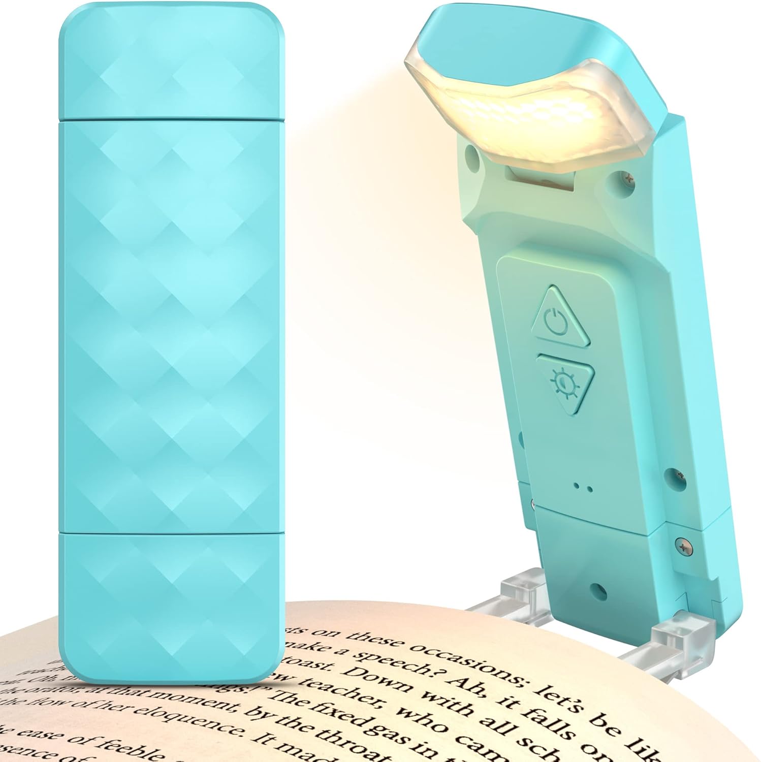 [neuwertig]leselampe Led Mit Clip - 3 Farbtemperaturen & 7 Helligkeitsstufen, Usb Wiederaufladbare Buchlampe Für Nachtsicht, Schlafzimmer, Reise - Perfektes Geschenk Für Bücherliebhaber,(grün)