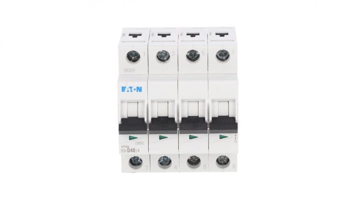 Leistungsschalter Eaton Pl6-d40 4 Polig 40 A 6 Ka