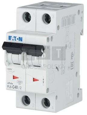 Leistungsschutzschalter Eaton Pl6-c40 40 A 6 Ka