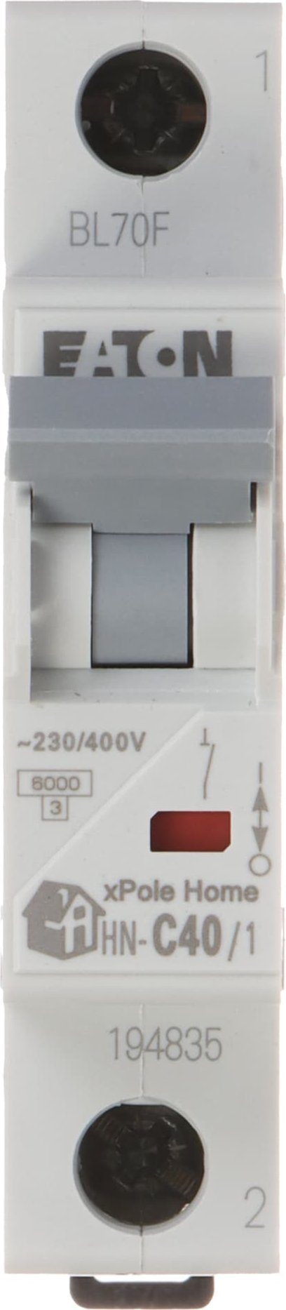 Leistungsschutzschalter Eaton Hn-c40 40a Typ C Din Schiene