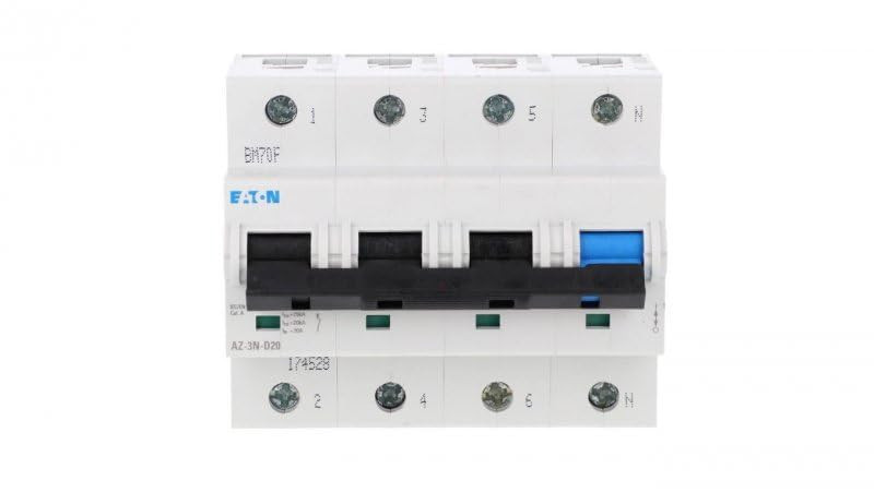 Leistungsschutzschalter Eaton Az-3n-d20 20a 25ka