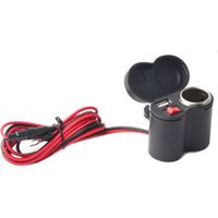 Chargeur Usb, Allume-cigare Anti-poussière Avec Fixation Pour Moto, Pour Tablettes Et Téléphones