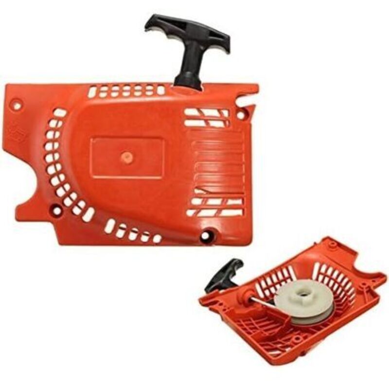 Démarreur À Rappel Rouge Pour Tronçonneuse Chinoise 4500 5200 5800 45cc 52cc 58cc