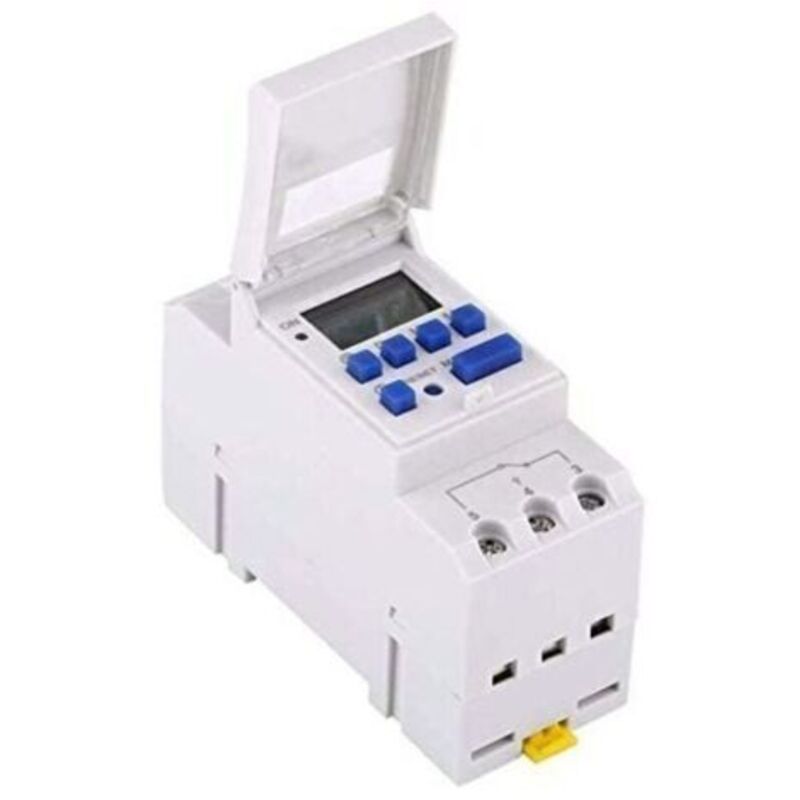 Programmateur Horaire Electrique Minuterie Relais Interrupteur Horaire Afficheur Lcd Préréglage Hebdomadaire Programmable ( 220v ),de Debuns