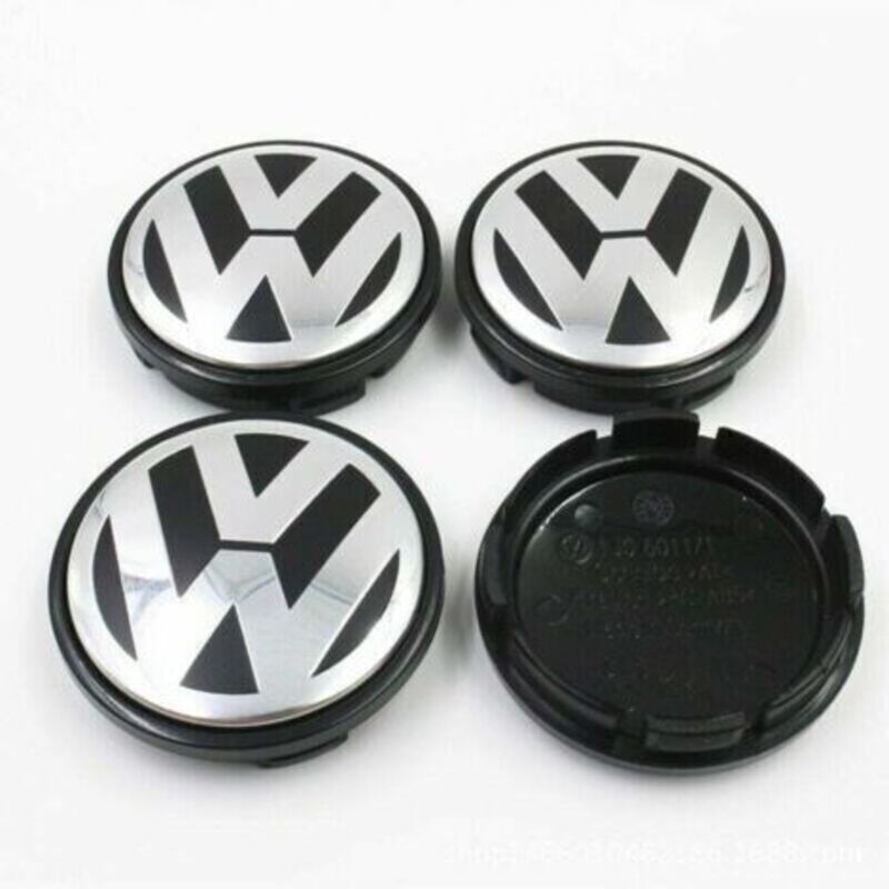 Lot De 4 Enjoliveurs D'Origine Pour Jantes En Aluminium, 65 Mm, Adaptés Aux Enjoliveurs Volkswagen, Enjoliveurs Centraux De Moyeu 65 Mm, Logo De Pneu, Enjoliveurs De Roue Modifiés Pour Voiture