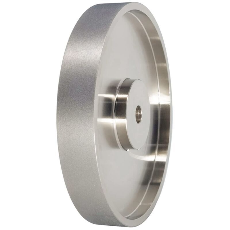 Meule Diamantée Cbn Diamètre 6 Pouces Grain 600 Pour Acier Rapide Mandrin 1/2 Pouce Affûtage