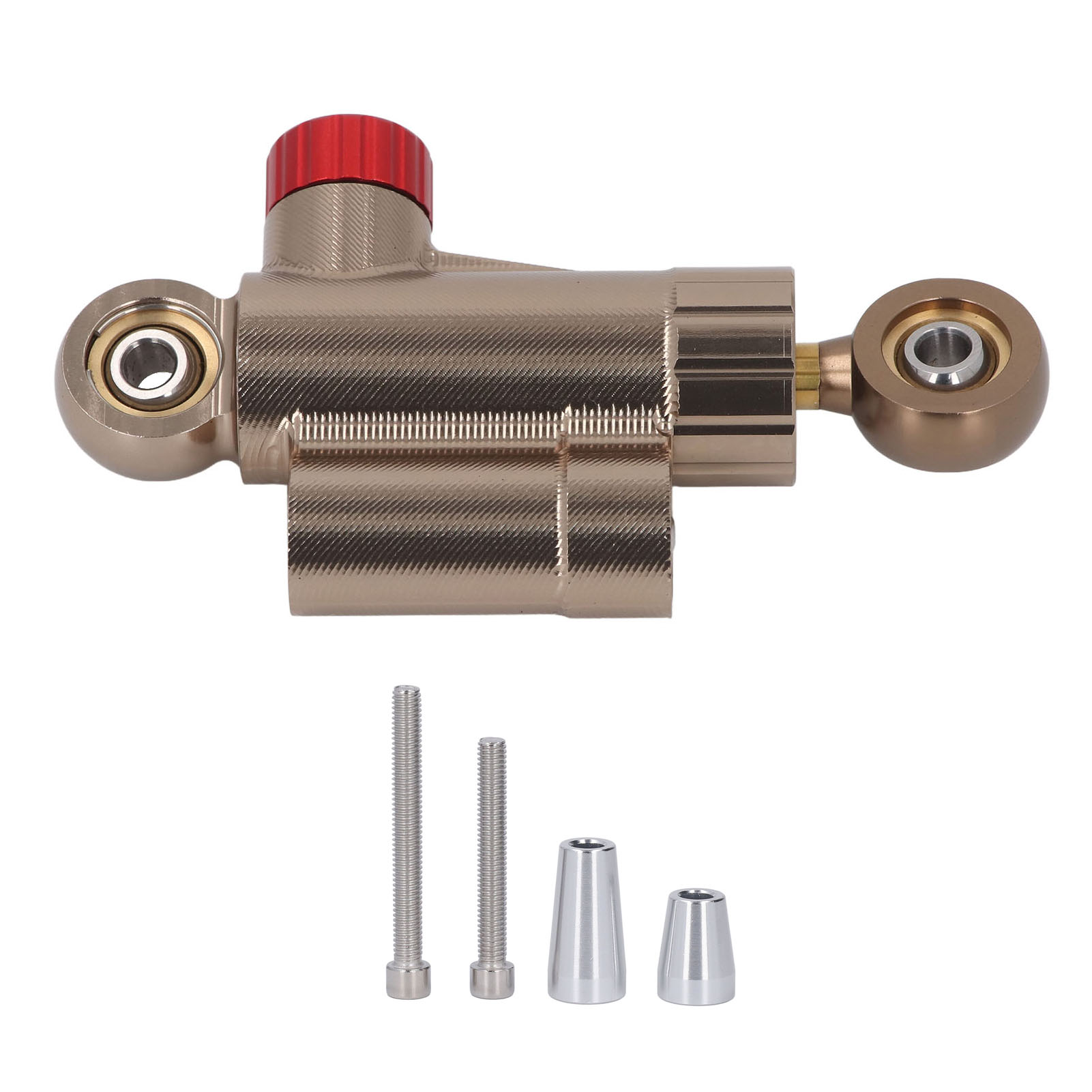 Cnc-gefräster, Verstellbarer Lenkungsdämpfer Aus Aluminiumlegierung Für Motorräder, Verbesserter Stabilitätsstabilisator Für Motorräder, Gold