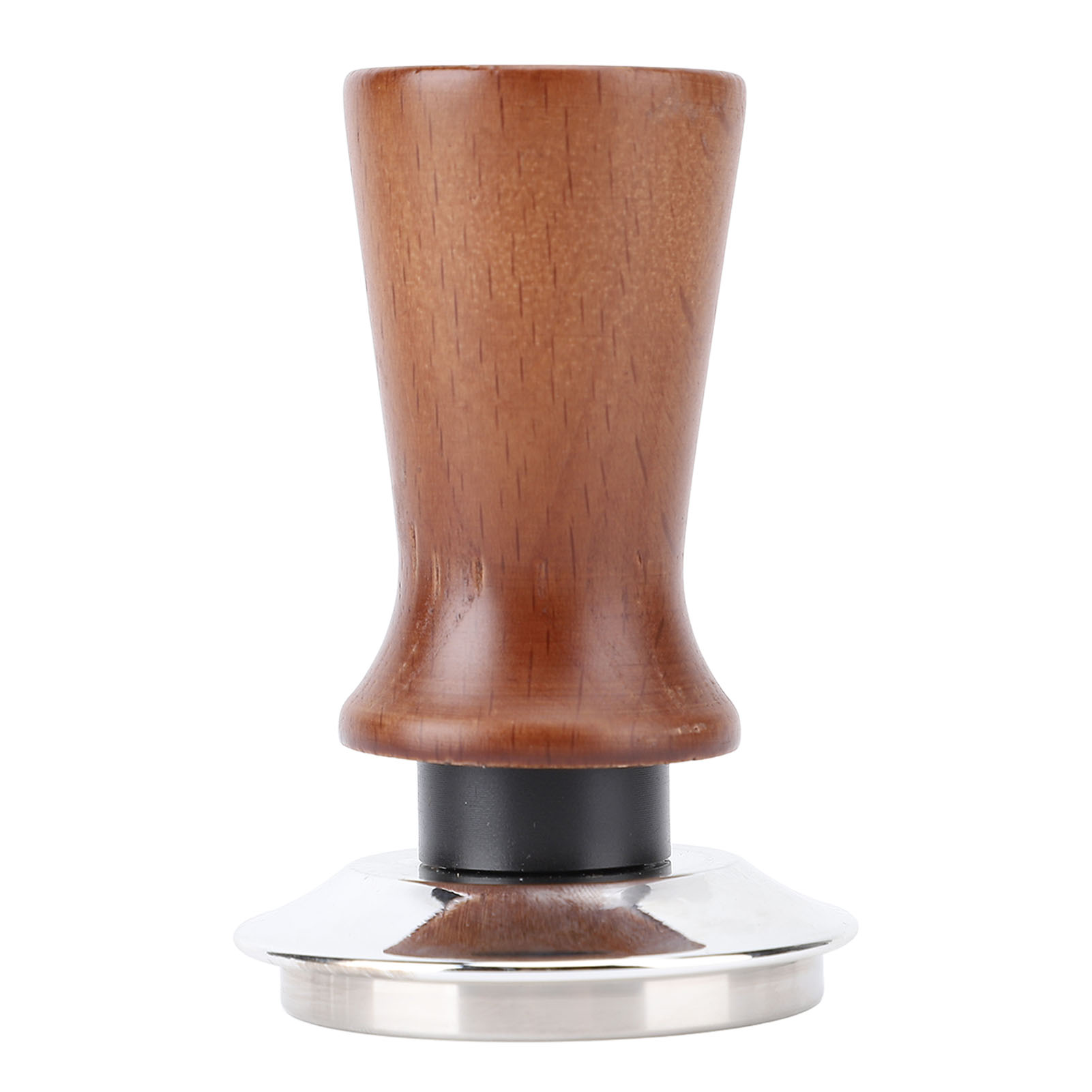 Federbelasteter, Kalibrierter Kaffeetamper Aus Holz Mit Edelstahlfuß Für Gemahlenen Kaffee, Geeignet Für Cafés Und Den Heimgebrauch, 51 Mm/2,0 Zoll.
