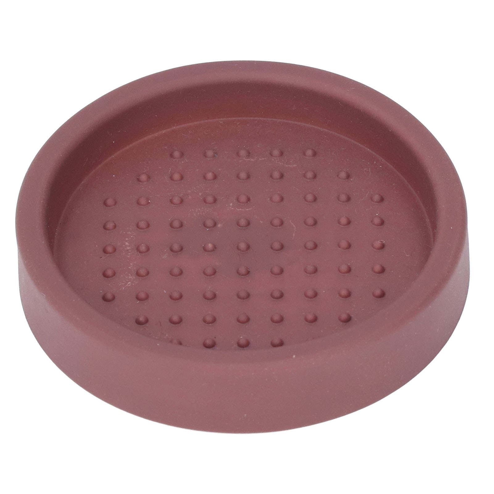 Runde, Kompakte Und Rutschfeste Kaffeetampfmatte, Ideal Für Cafés Und Privatpersonen. Farbe: Braun.