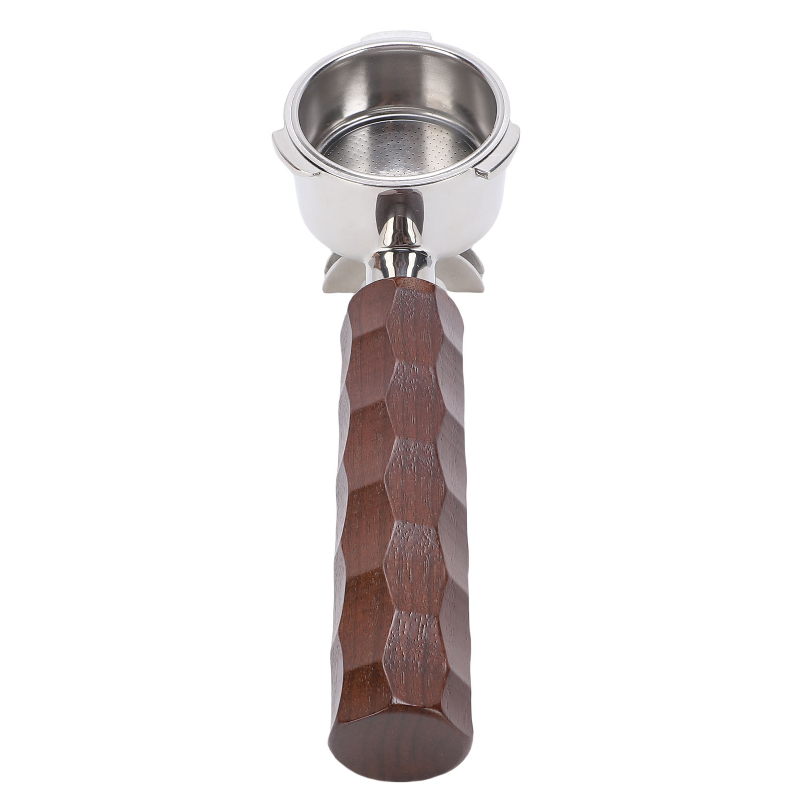 51-mm-filterhalter, Kompatibel Mit Breville-kaffeemaschinen, 3 Griffe, Griff Aus Holz Und Edelstahl, Leicht Zu Reinigen.