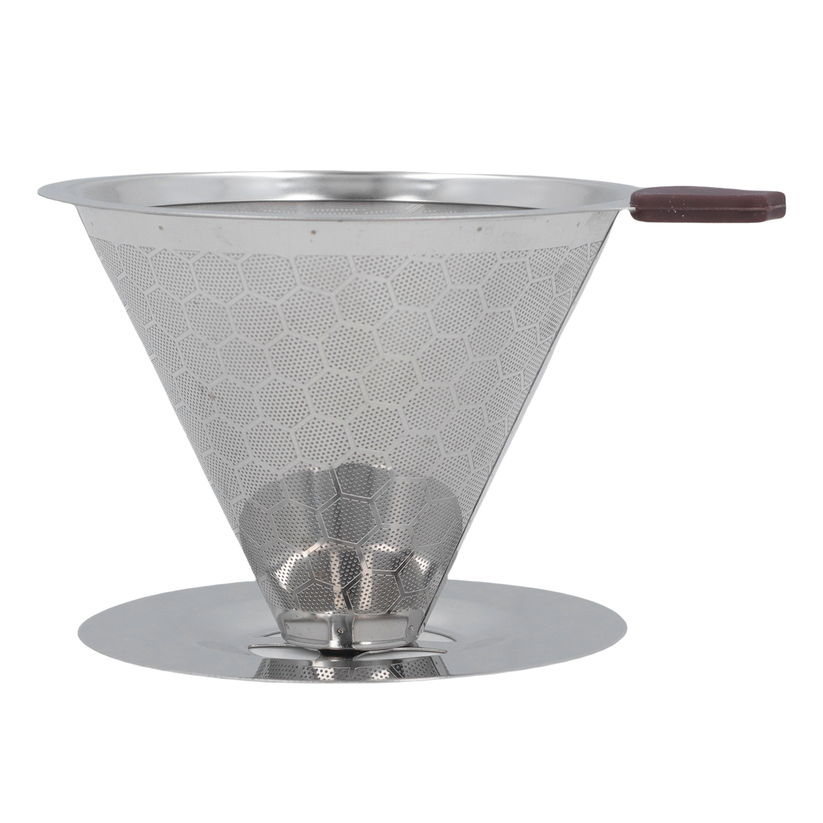 Gießen Sie Das Wasser Auf Den 304 Mesh 600 Kaffeefilterhalter, Einen Wiederverwendbaren, Doppelwandigen Edelstahl-papierfilter Für Brühutensilien.