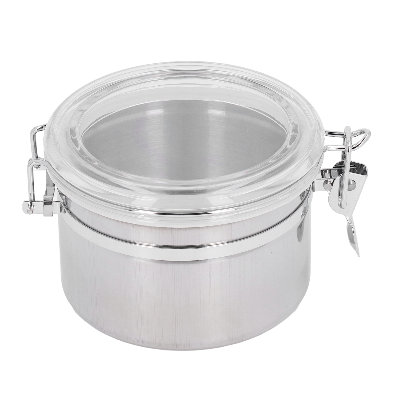 Luftdichter Edelstahlbehälter, Lebensmittelaufbewahrungsbehälter, Luftdichter Behälter Für Trockenfrüchte, Milchpulver, Tee, Klein, 900 Ml.