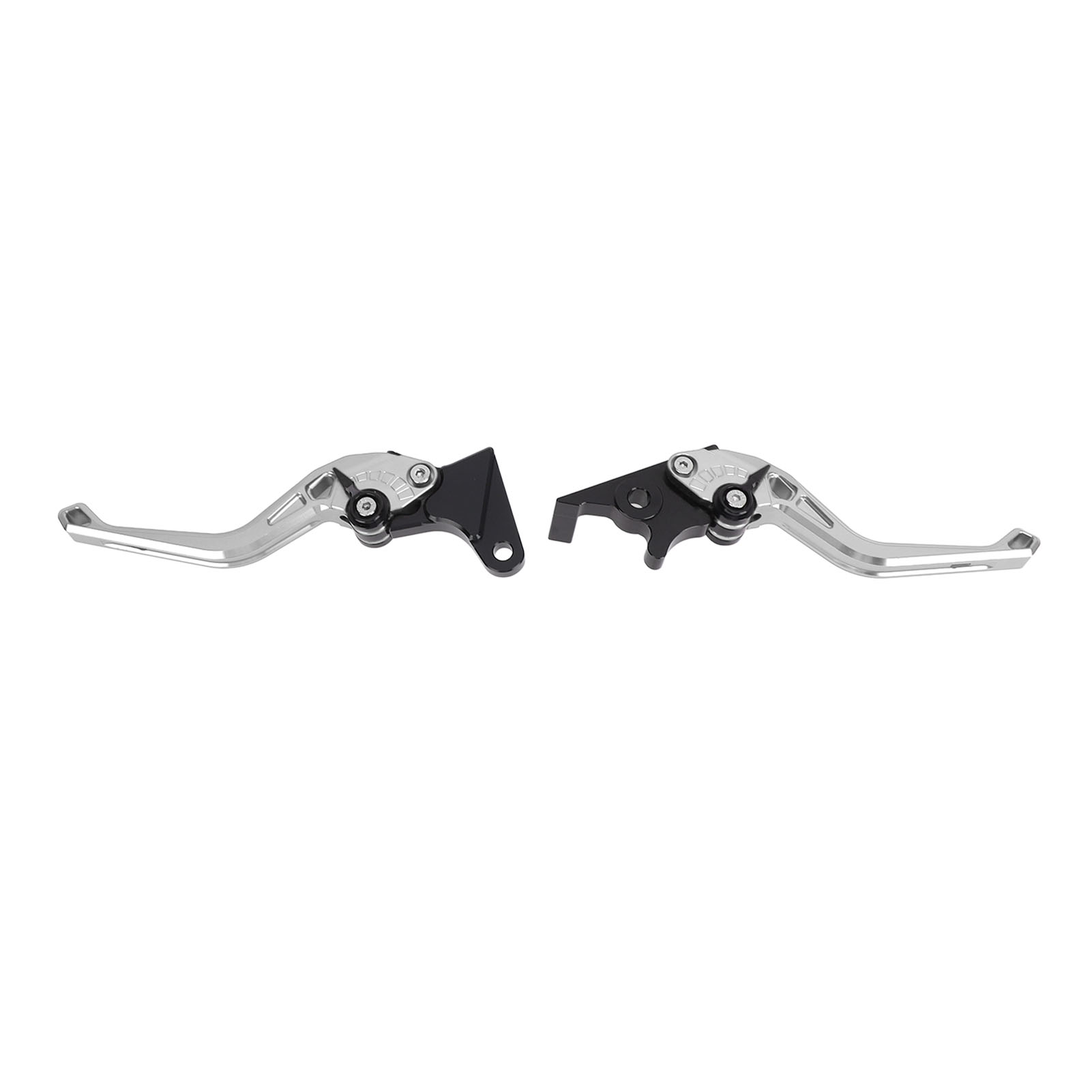 Paar Cnc-gefräste Brems- Und Kupplungshebel Aus Aluminiumlegierung Mit Verstellbarem, Ergonomischem Lenker Für Cb350 Hness Gb350, Silber