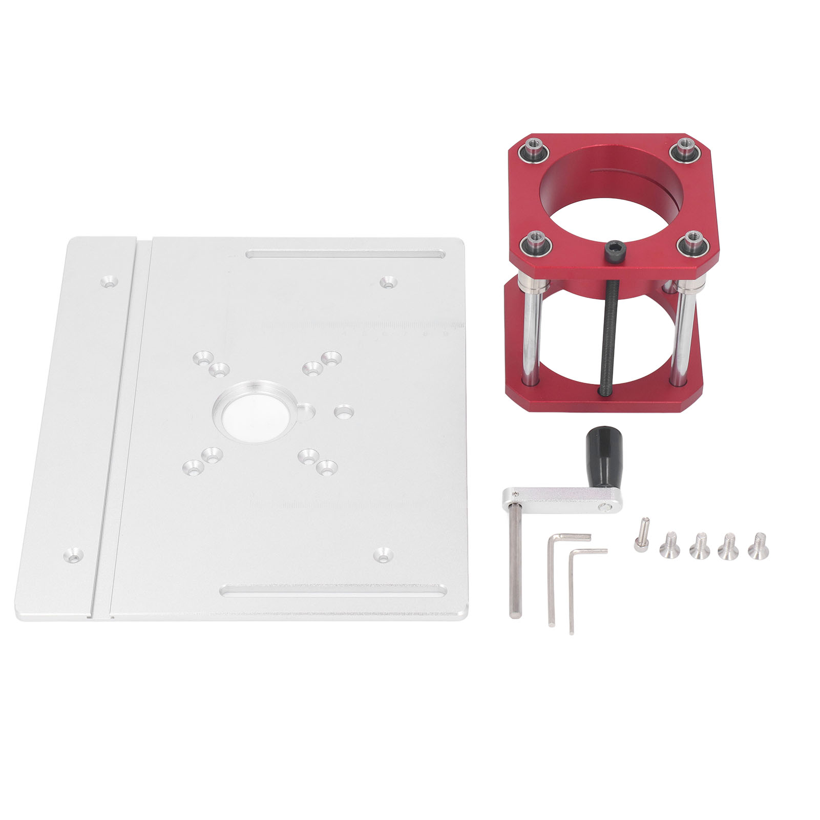 Hubfuß Für Fräsmaschinentisch 0-54 Mm, Mit Griff, Klappbare Holzbearbeitungstischplatte Aus Aluminiumlegierung, Für 64-65 Mm Schneidemaschinen.