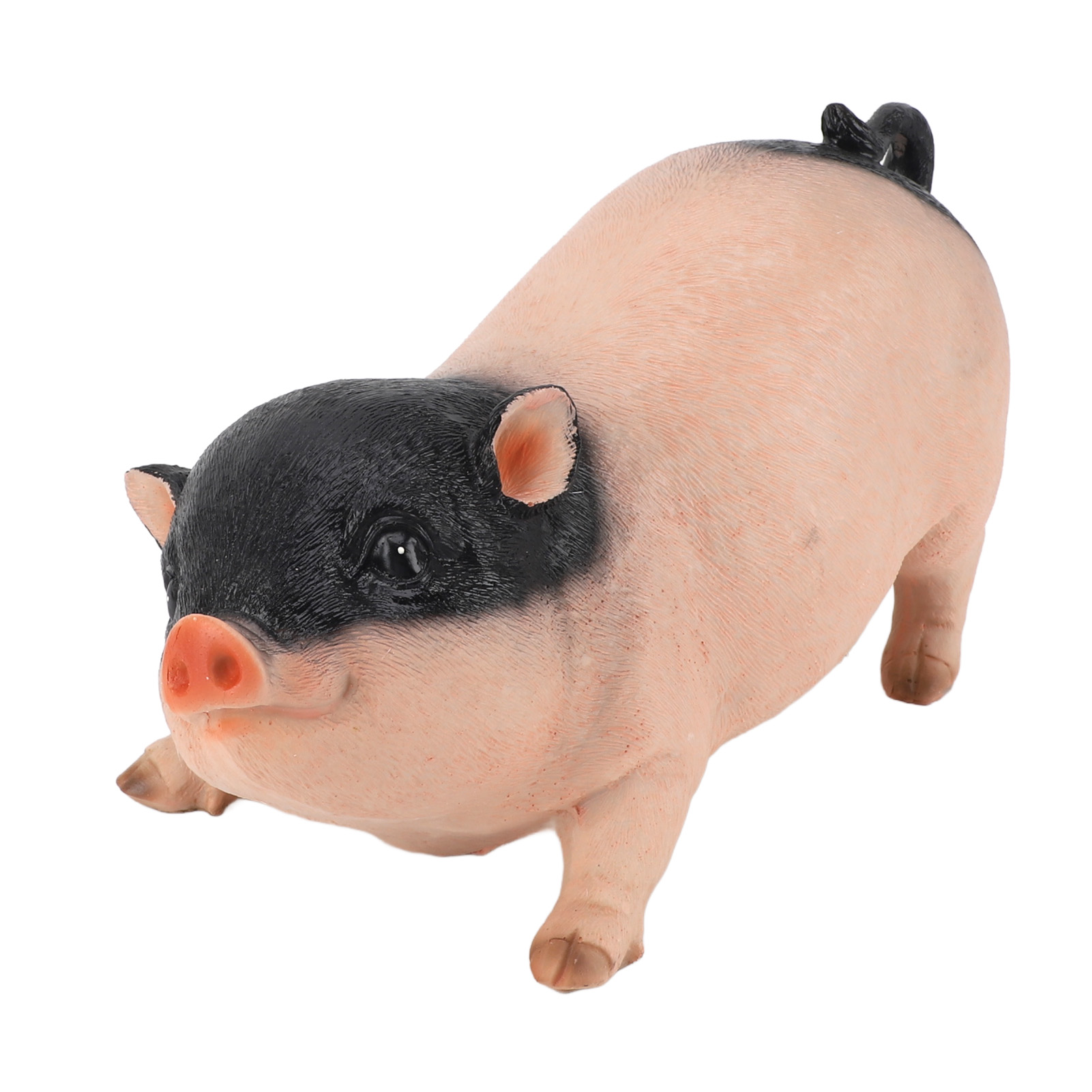26 Cm Große Schweinefigur Für Den Garten, Niedliche Und Realistische Harzfigur Zur Dekoration Im Innen- Und Außenbereich.