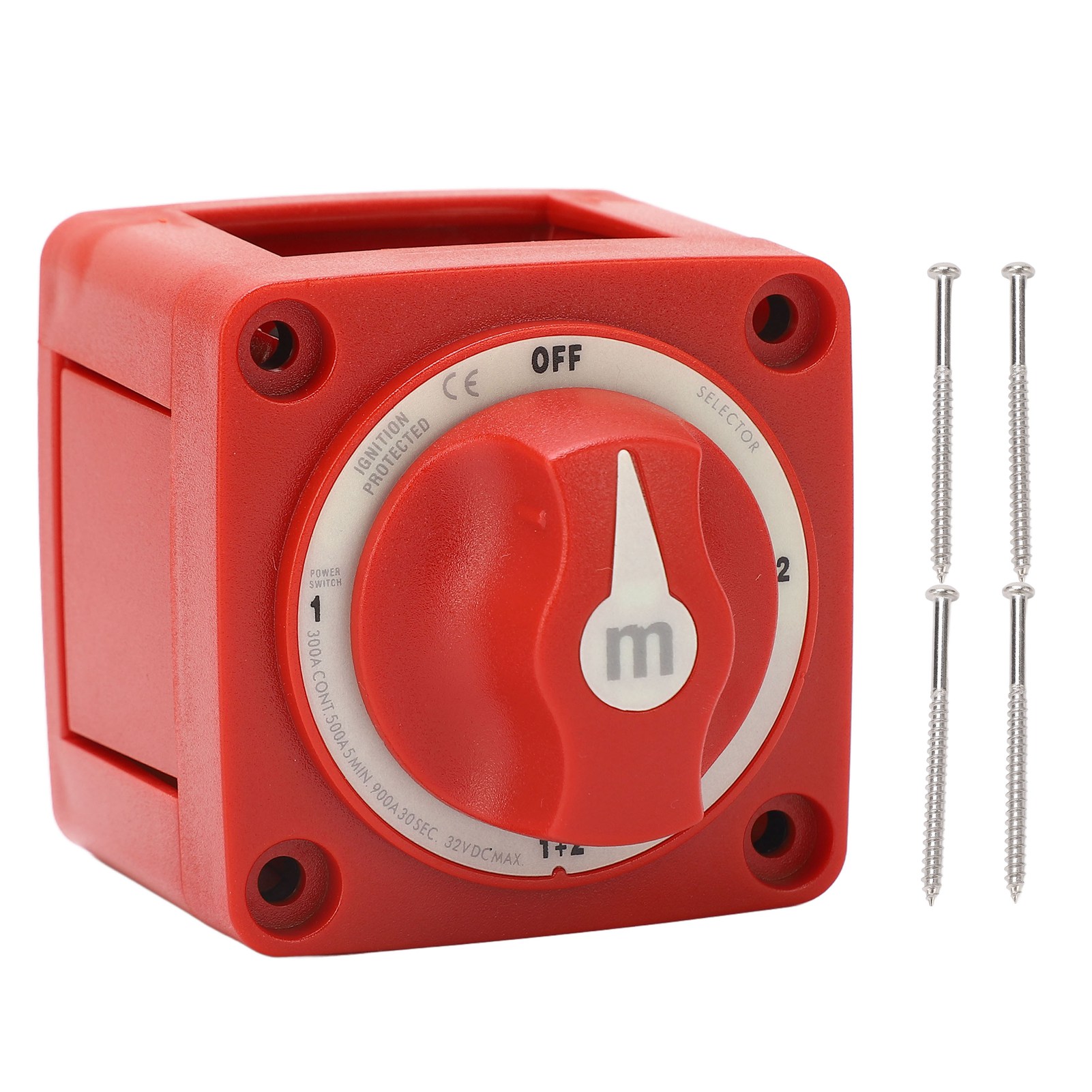 300a Dc32v Zweikreis-batterietrennschalter M10 X 3 Universell Geeignet Für Wohnmobile, Boote Und Kraftfahrzeuge