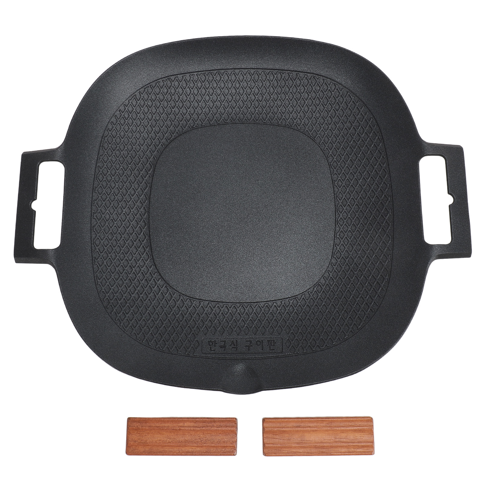 Grillpfanne Mit Antihaftbeschichtung, Schnell Aufheizende Kochplatte, Grill Für Den Innen- Und Außenbereich, Ideal Zum Campen.