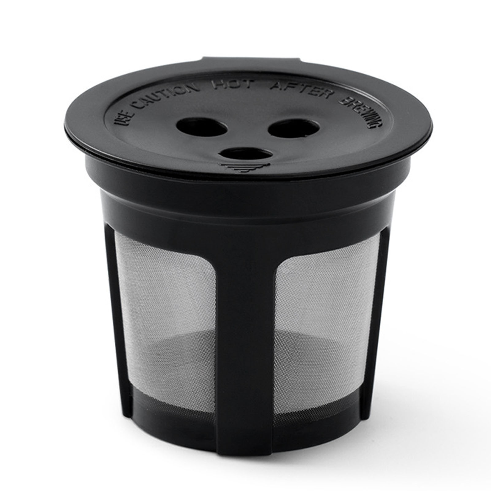 Wiederverwendbarer Kaffeefilter Aus Kunststoff, Ersatz Für Leere 3-loch-kapseln Von Doppelbrüh-kaffeemaschinen.