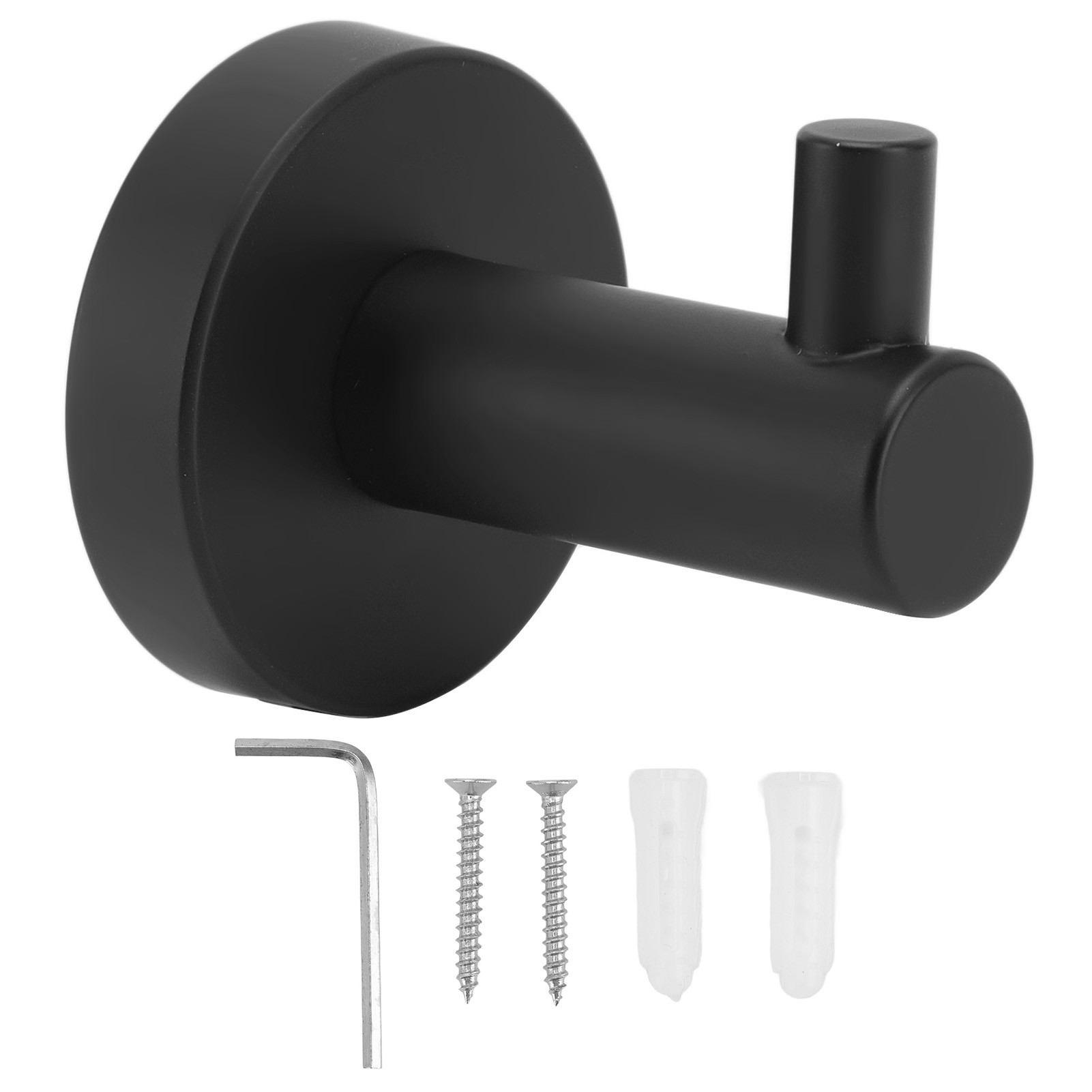 Runder Haken Aus Edelstahl, Wandmontierter Handtuchhalter, Garderobenhaken, Multifunktionaler Duschhaken Für Badezimmer, Küche, Zuhause, Hotel.