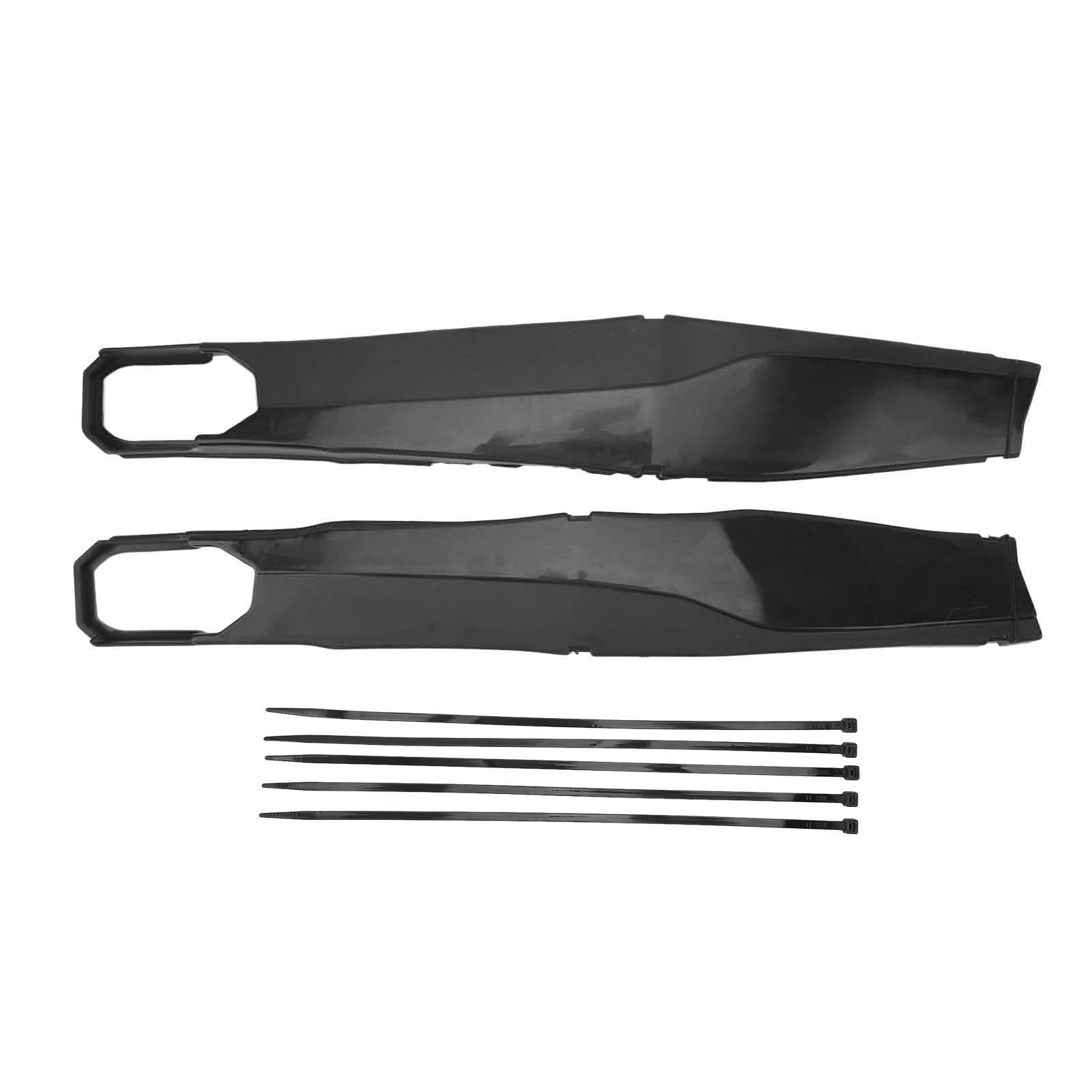 1 Paar Schwingenschutz (links Und Rechts), Staubdicht, Hinterradschwingenschutzabdeckung Passend Für Exc 125 200 250 300 350 400 450 500, Schwarz
