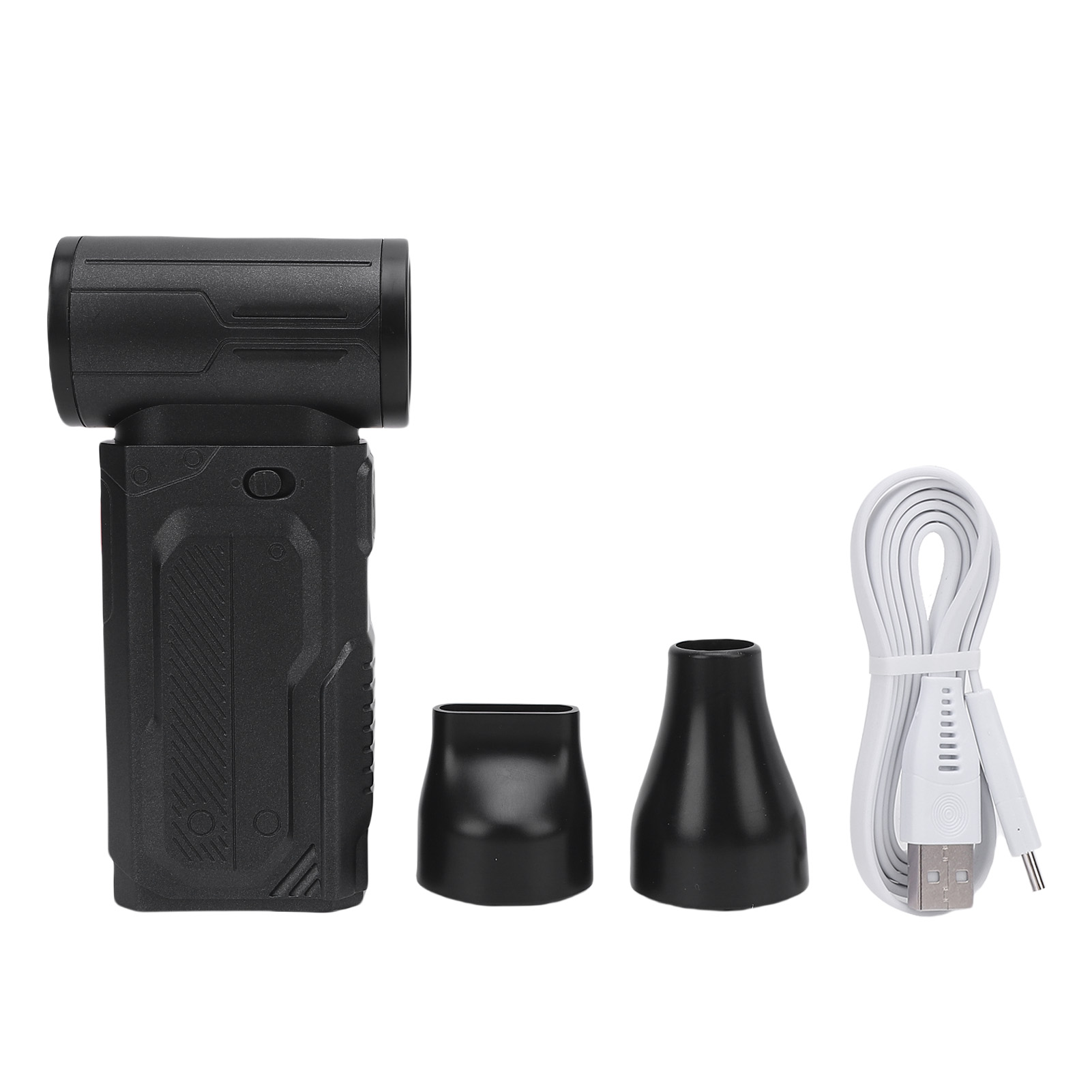 130.000 U/min Turbogebläse, Tragbare Turbine, Jetgebläse Für Strand, Reisen, Picknicks, Camping, 124 X 63 X 35 Mm, Schwarz.
