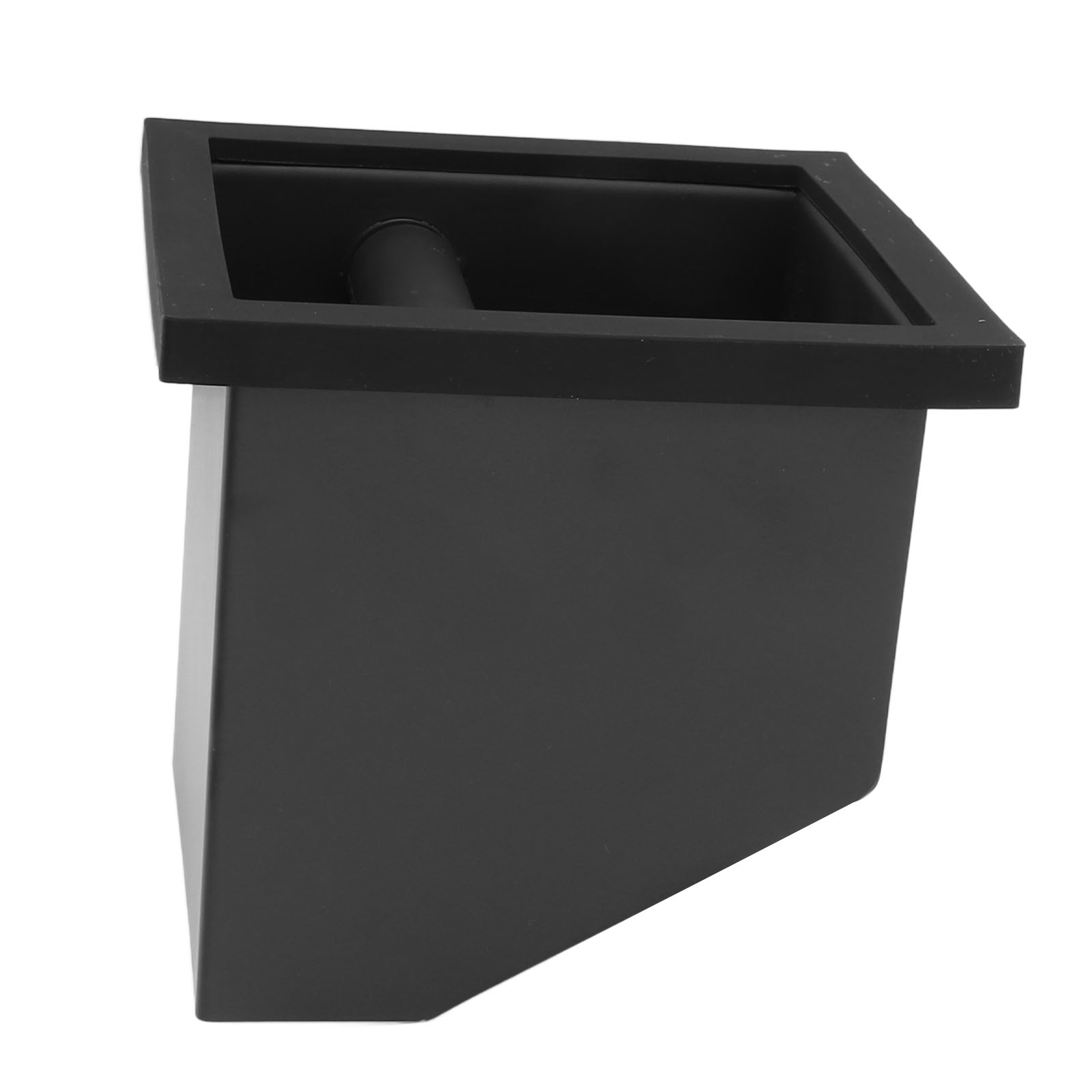 Eingebauter, Bodenloser Kaffeebehälter, Abtropfschale, Kaffeebar, Gemahlener Kaffee, Kaffeesatz, Schwarz