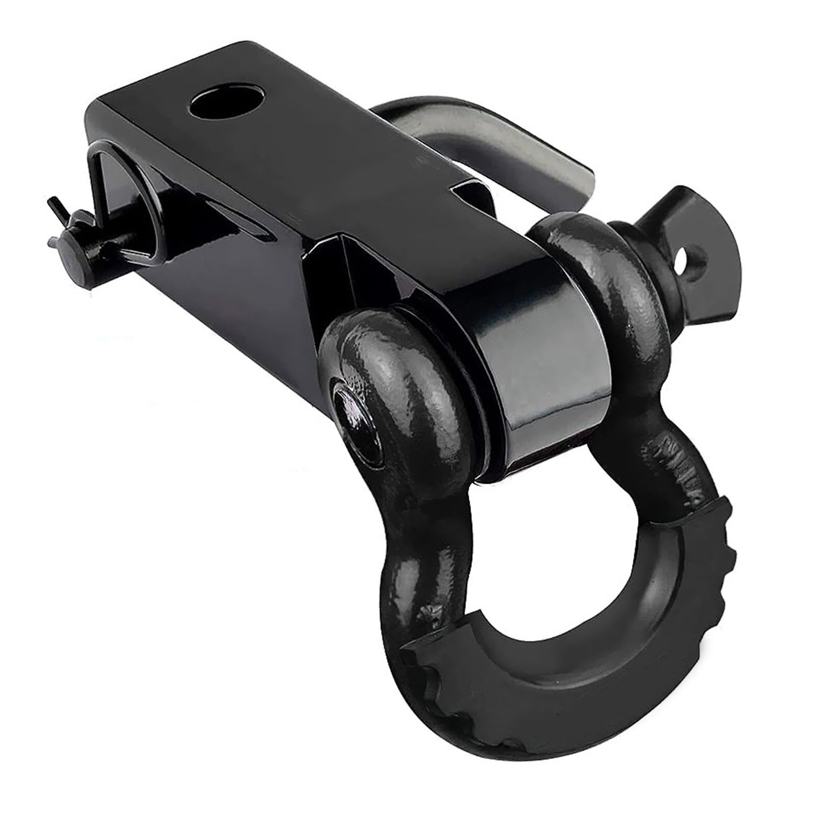Robuste Stahl-schäkelkupplung, Hochfester, Schalldämmender Pu-d-ring Für Offroad-einsätze, Schwarz