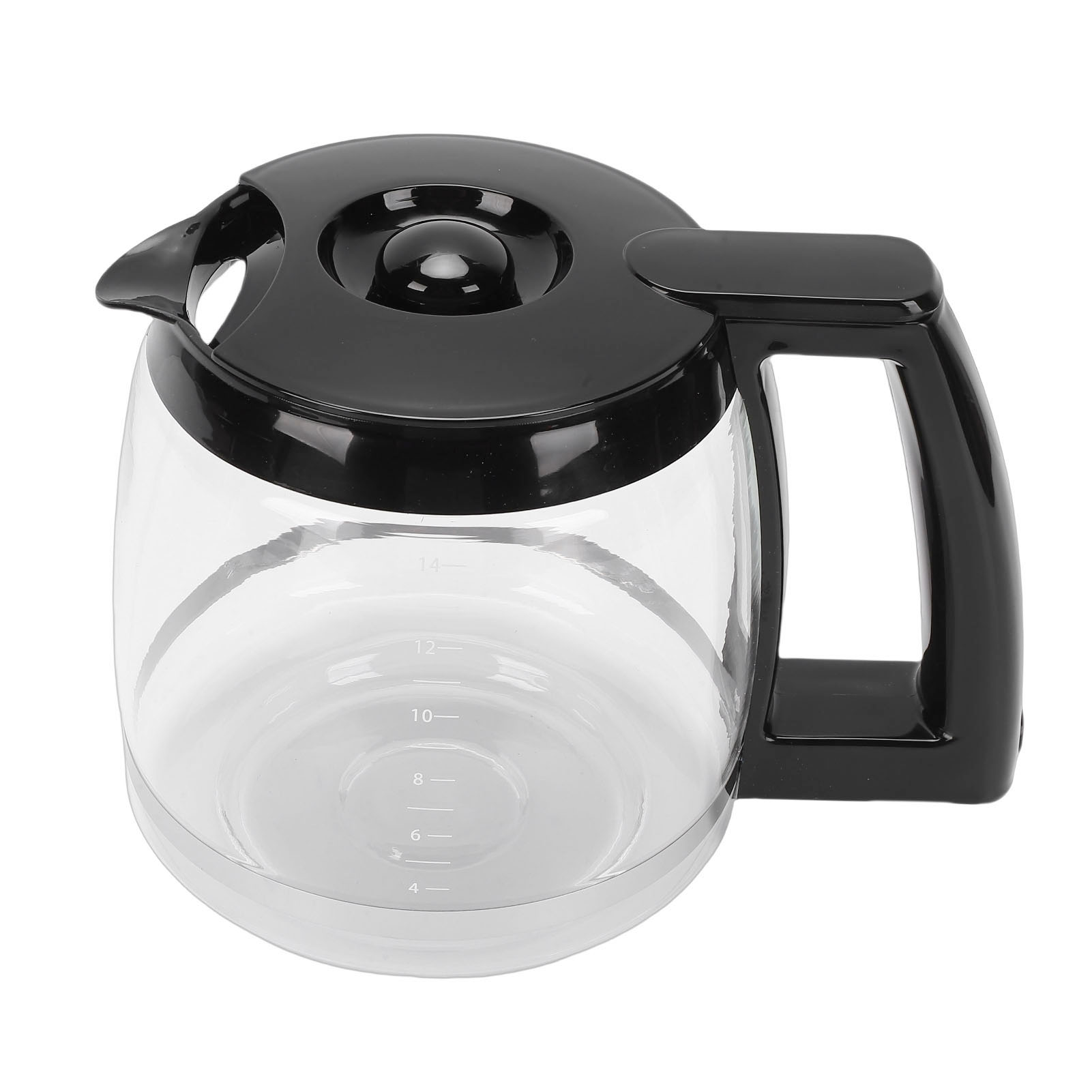 Leicht Zu Reinigende Glaskanne Mit Griff Für Die Cuisinart Kaffeemaschine (14 Tassen, 2,1 L), Hitze- Und Kältebeständig.