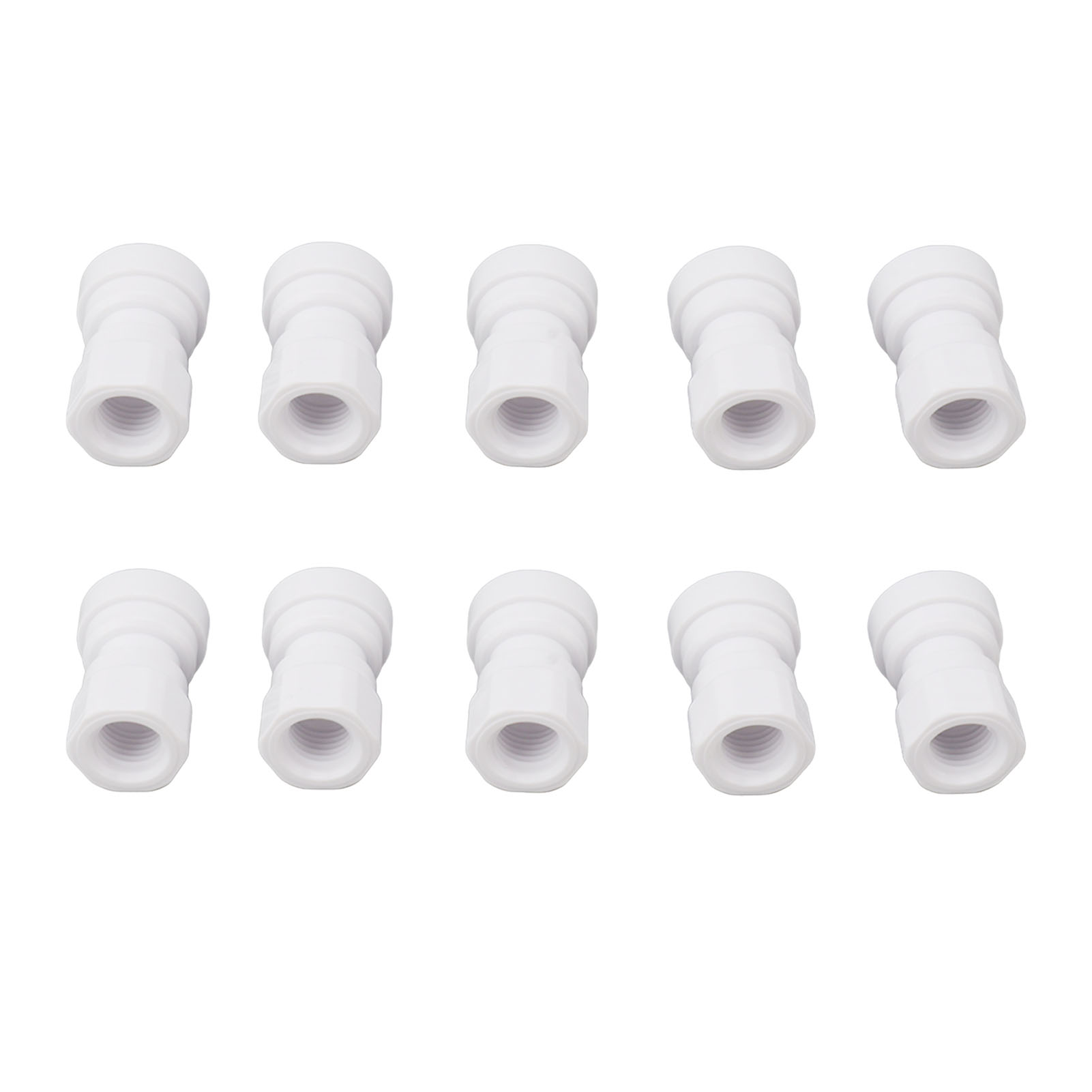 Set Mit 10 Multifunktionalen Kunststoff-schnellkupplungen Für Schläuche, Ideal Für Hobbybrauer Und Weinkeller, 3/8".