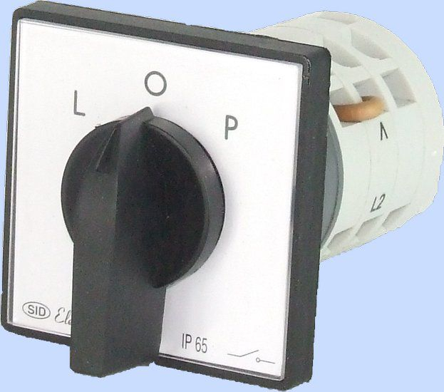 Nockenschalter L-0-p 16a 3p Für Schalttafeleinbau Mit Frontplatte Łuk E16-42 951641