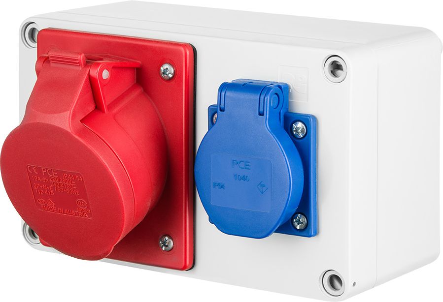 Schaltgerät Elektro-plast Rs 2p+z 3p+n+z 16 A Ip44
