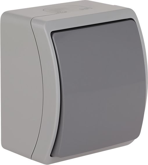 Koala Einpoliger Schalter Ip44 Esche/graphit Vw 151-08 61.305