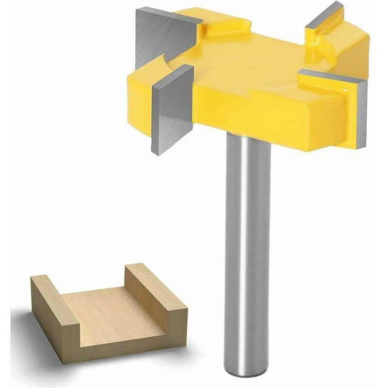 8-mm-cnc-t-schaft-fräser Zum Fräsen, Ausfräsen Und Bearbeiten Von Holzplatten, Sperrholz Und Opferplatten
