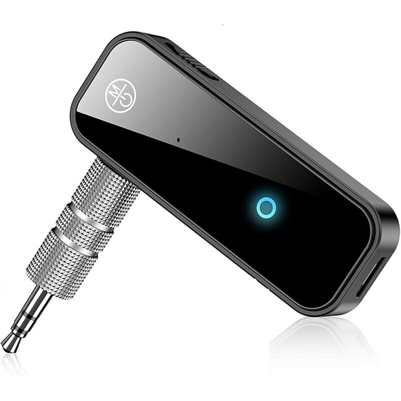 Bluetooth 5.0 Kfz-adapter – Kabelloser Audioempfänger Und -sender – 10 M Reichweite – Eingebautes Mikrofon Für Freisprechfunktion