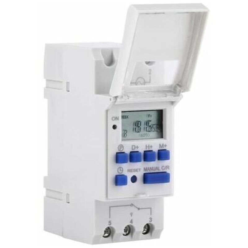 Wöchentliche Lcd-zeitschaltuhr 15a 220v Mit Digitalanzeige Für Steckdosen Und Haushaltsgeräte