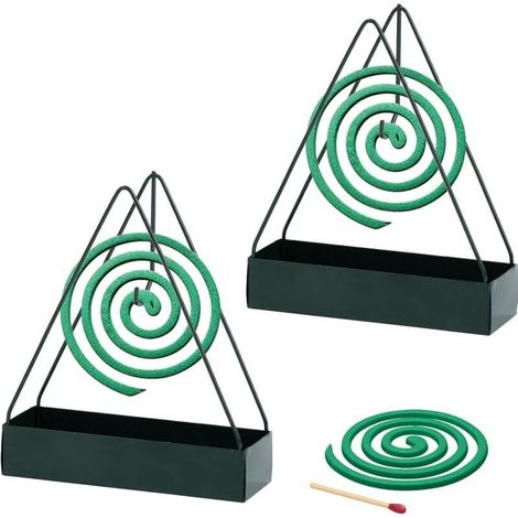 Tragbarer Metallhalter Für Mückenschutzspiralen – Set Mit 2 Dreieckigen Haltern Für Spiralen Im Innenbereich, Für Den Heimgebrauch