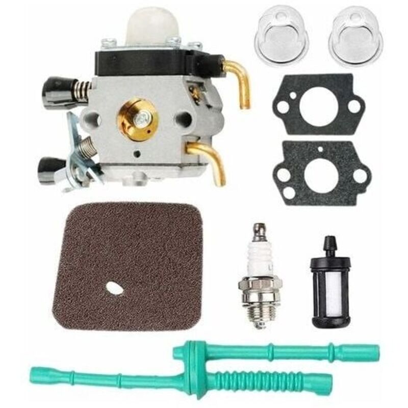 Vergaser-reparatursatz Kompatibel Mit Stihl Fs55 Fs38 Fs45 Fs75 Fs80 Km85 Mit Luftfilter Und Schlauch Für Freischneider