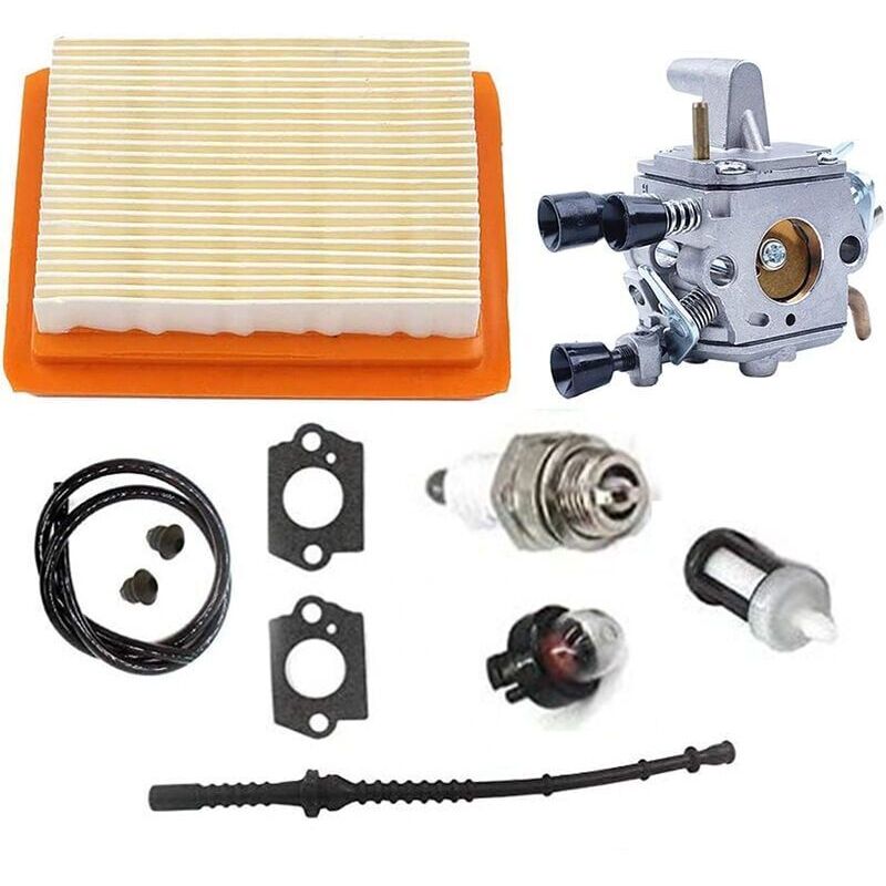 Komplettes Vergaser-reparaturset Für Stihl Freischneider Fs120, Fs200, Fs202, Fs300, Fs350 – Inklusive Luftfilter, Kraftstoffleitung Und Dichtungen