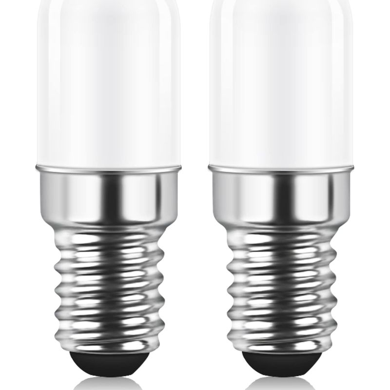 E14 2w Led-lampe (entspricht 15w) Für Kühlschrank, Warmweiß 3000k, Nicht Dimmbar, 2er-pack Für Nähmaschine Und Salzkristalllampe