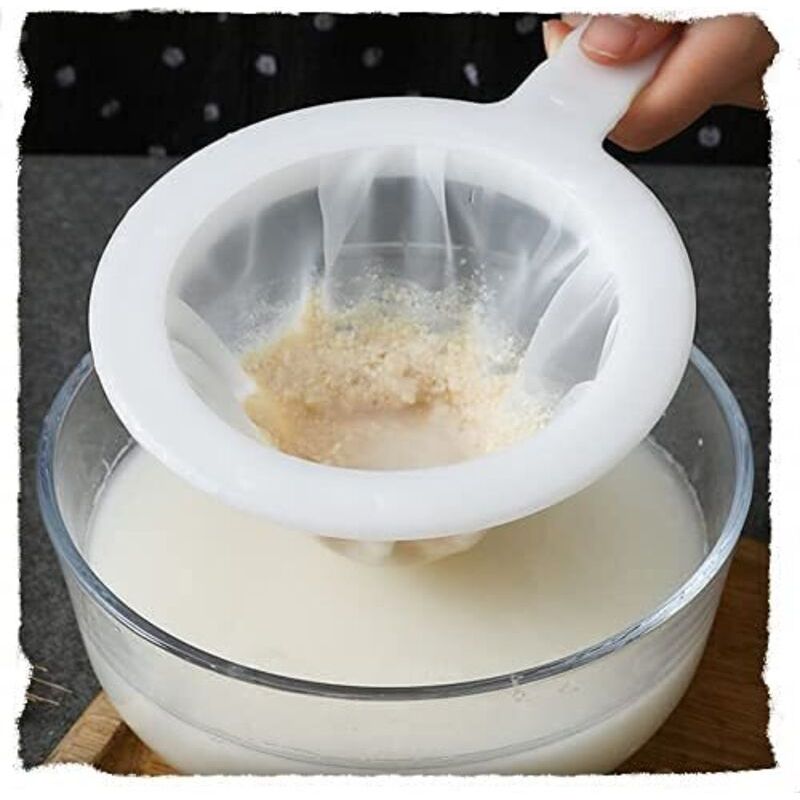 Feinmaschiges Küchensieb (100 Mesh) Mit Griff, Filter Für Saft, Milch, Kaffee Und Andere Flüssigkeiten, Praktisches Küchenutensil