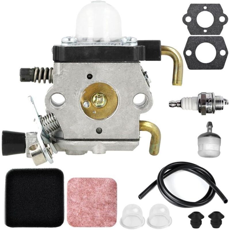 C1q-s42c Vergaser, Kompatibel Mit Stihl Hs75, Hs80 Und Hs85, Ersetzt 42261200604, Inklusive Luftfilter Und Kraftstoff Für Freischneider