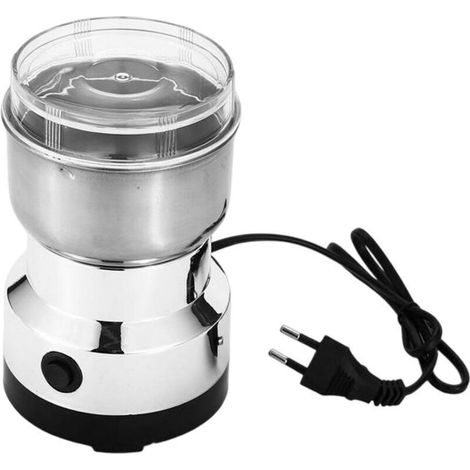 Elektrische Kaffeemühle (220 V) – Mahlt Leinsamen, Nüsse, Pfeffer Und Gewürze – Edelstahl – Leistungsstark Und Leise