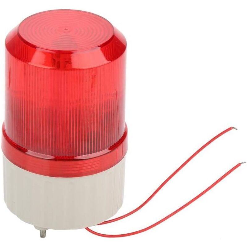 Gyrophare Led Rouge Stroboscopique 220v Alarme Rotative Urgence Lumière De Secours Avertisseur Visuel 2a