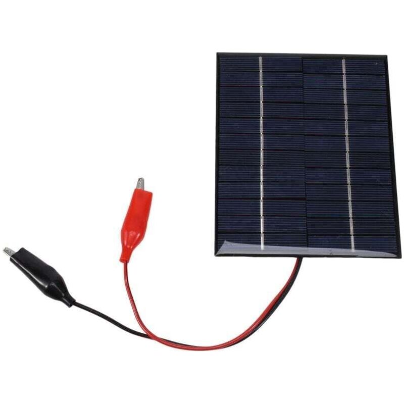 Panneau Solaire 5w 12v Polycristallin Étanche Chargeur Batterie Pour Outils Extérieur Jardin Camping